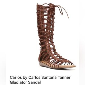 Carlos by Carlos Santana Tanner Gladiator Sandal, 9.5 *NWOB